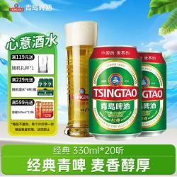 青岛啤酒 1x20x330ml 听装 330ml