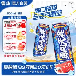 雪花 勇闯天涯 SuperX 啤酒 500ml*12听