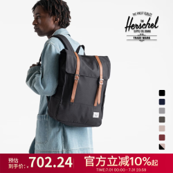 Herschel Supply Herschel加拿大赫行经典Survey20L大容量双肩包男士商务电脑包背包书包 经典黑色