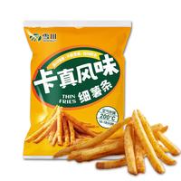 Snow Valley 薯味粗薯冷冻薯条半成品 卡真风味细薯条500g