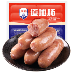 兴威 含肉量≥90% 火山石烤肠肉肠 500g/10根
