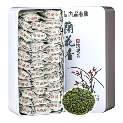 九品春秋 安溪铁观音 兰花香清香型 512g 茶叶
