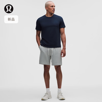 lululemon 丨Soft Jersey 男士针织短裤 7" LM7BMQS 杂色羽毛灰/杂色淡雅马球蓝 M