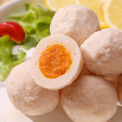 优形 鸡胸肉丸代餐饱腹充饥鸡肉丸高蛋白鸡胸肉丸子生鲜即食休闲零食 夹心咸蛋黄鸡胸肉丸12袋