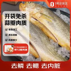 1号会员店 冷冻宁德三去大黄鱼黄花鱼深海鱼海鲜水产700g/2条装