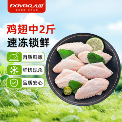 大用 单冻鸡翅中 1kg