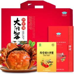 澄湖之心 阳澄湖大闸蟹礼券 公蟹4.5两母蟹3.0两 6只