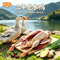 林岚 3年老鸭麻鸭净重约2.5斤/只林间散养老鸭子土鸭整鸭新鲜