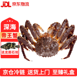 海御鲜烽 帝王蟹鲜活冰鲜俄罗斯皇帝蟹生冻大螃蟹海鲜春节年货礼盒 9-8.6斤/只
