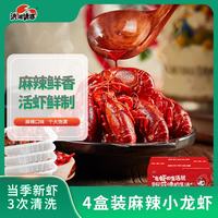 洪湖诱惑 安井源头直发麻辣小龙虾3-5钱4.2斤 净虾＞2.3斤  麻辣小龙虾