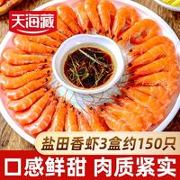天海藏 盐田香虾净重450g*3 熟冻盐田大虾鲜甜饱满肉质紧实 源头直发 盐田香虾 1.35kg(净重)