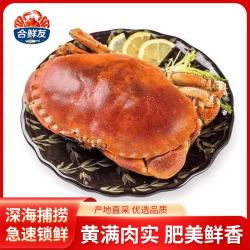合鲜友 英国进口熟冻面包蟹 400-600g