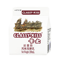 卡士 活菌奶 风味发酵乳 200ml*6盒