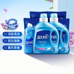 蓝月亮 洗衣液亮白增艳薰衣草香深层洁净家用官方整箱批正品留香装