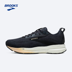 BROOKS Trace 轨迹 4运动跑步鞋子男舒适透气缓震女训练跑鞋 女款 乌木色/黑色/杏仁色 37.5