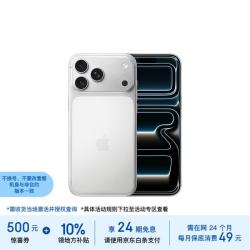 Apple iPhone 17 Pro Max 双卡双待 手机  银色 256GB