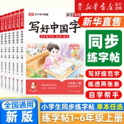 新版 写好中国字 小学语文同步练字帖 一年级上册 人教版 小学生专用练字帖