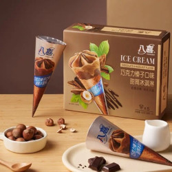八喜 巧克力口味脆皮甜筒 68g*5支