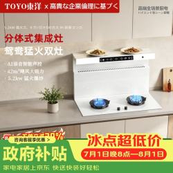東洋 家用厨房分体体集成灶一套 AI语音智控-自动清洁-液化气