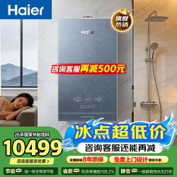 海尔 全预混冷凝燃气壁挂炉天然气双一级能效三变频节能无极变频水