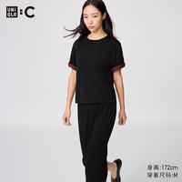 优衣库 女装廓形针织T恤 合作款 482979