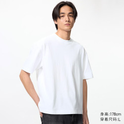 优衣库 487962 宽松休闲 白色 XL 短袖T恤