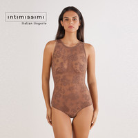 Intimissimi 意舒漫 花卉刺绣性感复古修身无袖连体衣 BOD2583