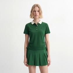 斯凯奇 女款POLO针织短袖衫