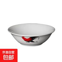 陶瓷公鸡碗潮汕经典鸡公碗釉下彩猪脚饭老式斗碗洗碗机可用5寸