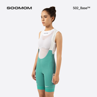 SOOMOM 速盟 BASE女士背带骑行短裤 黑色 S码