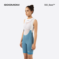 SOOMOM 速盟 BASE女士背带骑行短裤 STP坐垫 黑色 S码