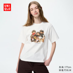优衣库 Monchhichi 女装短袖T恤 488572