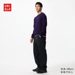 优衣库 男女装弹力休闲长裤 492075 488370 482919