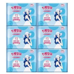 七度空间 卫生巾优雅棉柔日用275mm超薄整箱批发组合装姨妈女正品