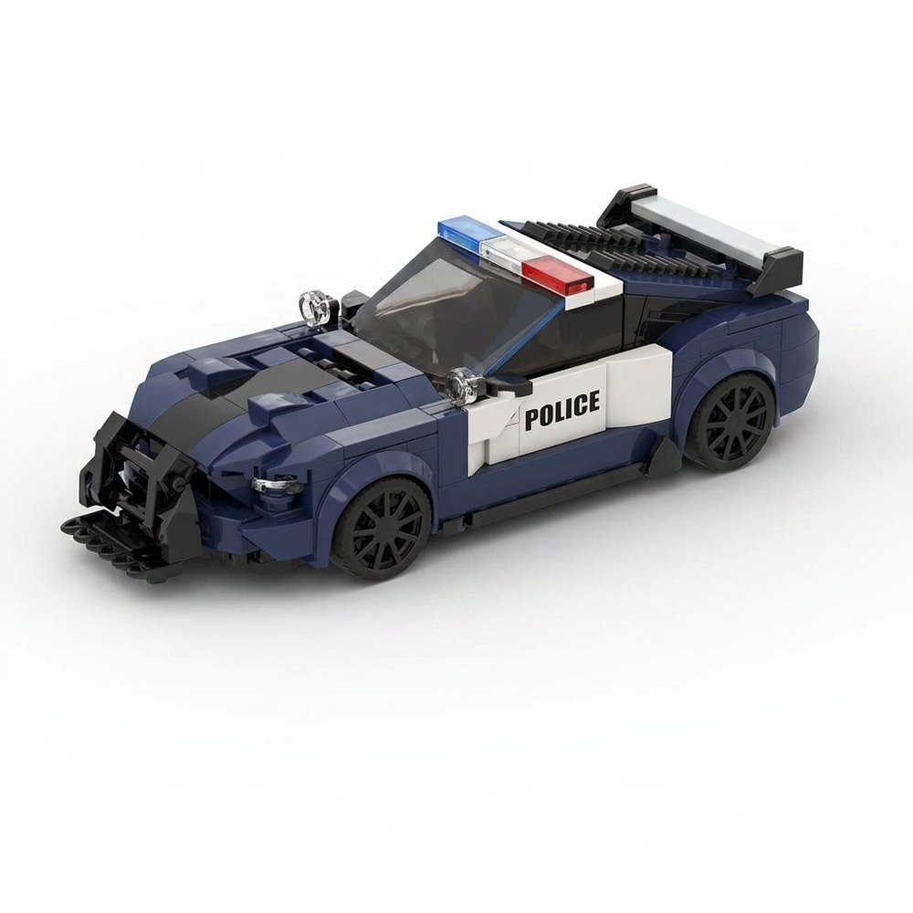 Onebrick OB-1025 路障福特野马警车