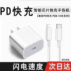 巨捷 适用苹果PD快充头PD充电器iPhone14-8系列通用快充数据线