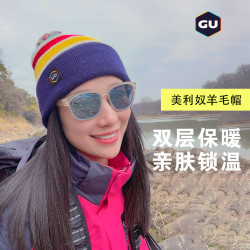HAD HAD-ORIGINALS.COM GU-HS 男女跑步帽 双层保暖针织帽