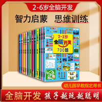 全脑开发700题早教游戏益智启蒙2-3岁全脑思维训练书
