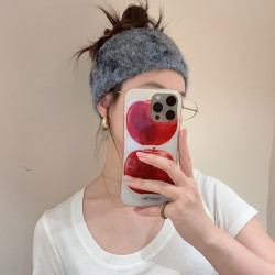 Retro 女士加宽运动发带 冬季加厚毛线头巾