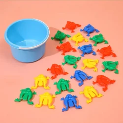 趣味快乐蛙蛙玩具 物理按压培养亲子关系学习