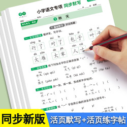 书行2026新版上册人教版小学语文默写练习一年级上同步生字练字帖
