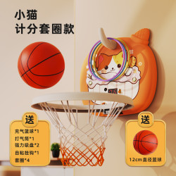 室内挂壁式篮球架亲子互动训练玩具