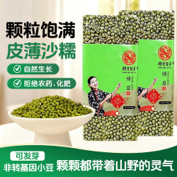 陕北女子 新鲜绿豆 500g*2袋