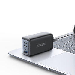 Anker A2667 氮化镓充电器 双Type-C/USB-A 65W+双Type-C 100W 数据线 1.5m 黑色 线充套装