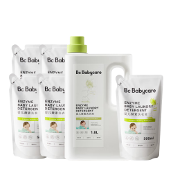 babycare 婴儿洗衣液无酒精宝宝专用儿童新生儿酵素去污除菌清洁剂（4.3L）