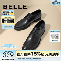 百丽 牛皮 男士正装皮鞋 经典黑 40 (250mm)