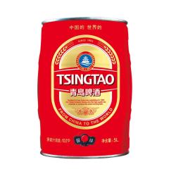 青岛啤酒 经典礼盒装桶装啤酒5L/桶赠扎杯