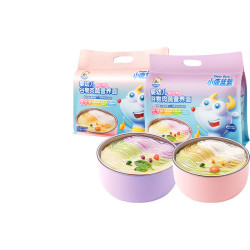 小鹿蓝蓝 婴幼儿谷物肉蔬营养面宝宝辅食面条加钙加锌6个月以上宝宝面450g 元气款*1+活力款*1
