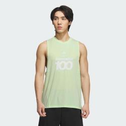 adidas 男子修身透气圆领运动背心