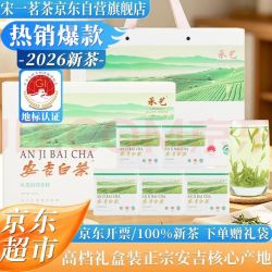 宋一 茶叶礼盒绿茶安吉白茶特级2026新茶明前茶250g